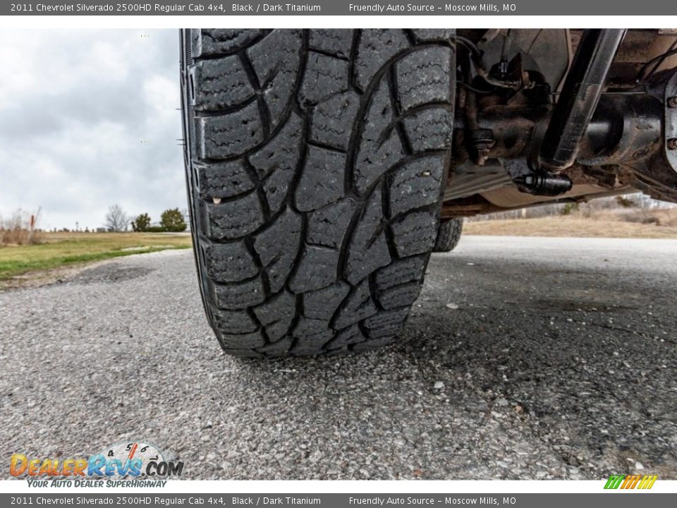 2011 Chevrolet Silverado 2500HD Regular Cab 4x4 Black / Dark Titanium Photo #15