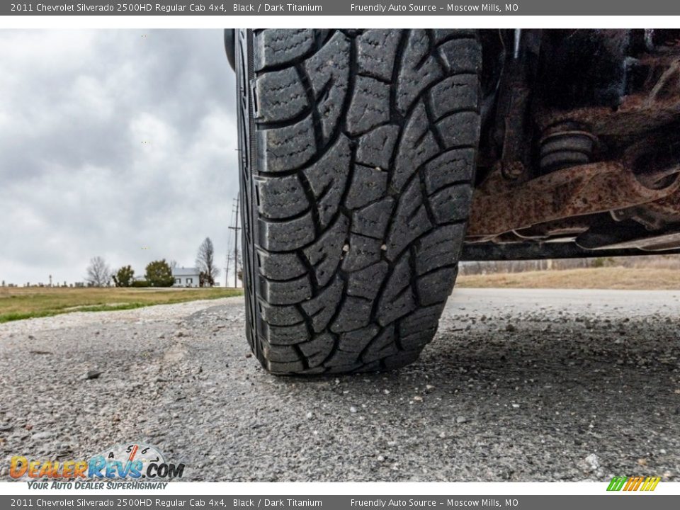 2011 Chevrolet Silverado 2500HD Regular Cab 4x4 Black / Dark Titanium Photo #16