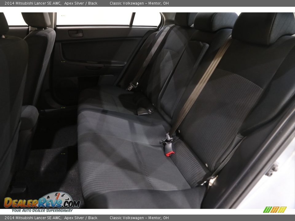 2014 Mitsubishi Lancer SE AWC Apex Silver / Black Photo #18