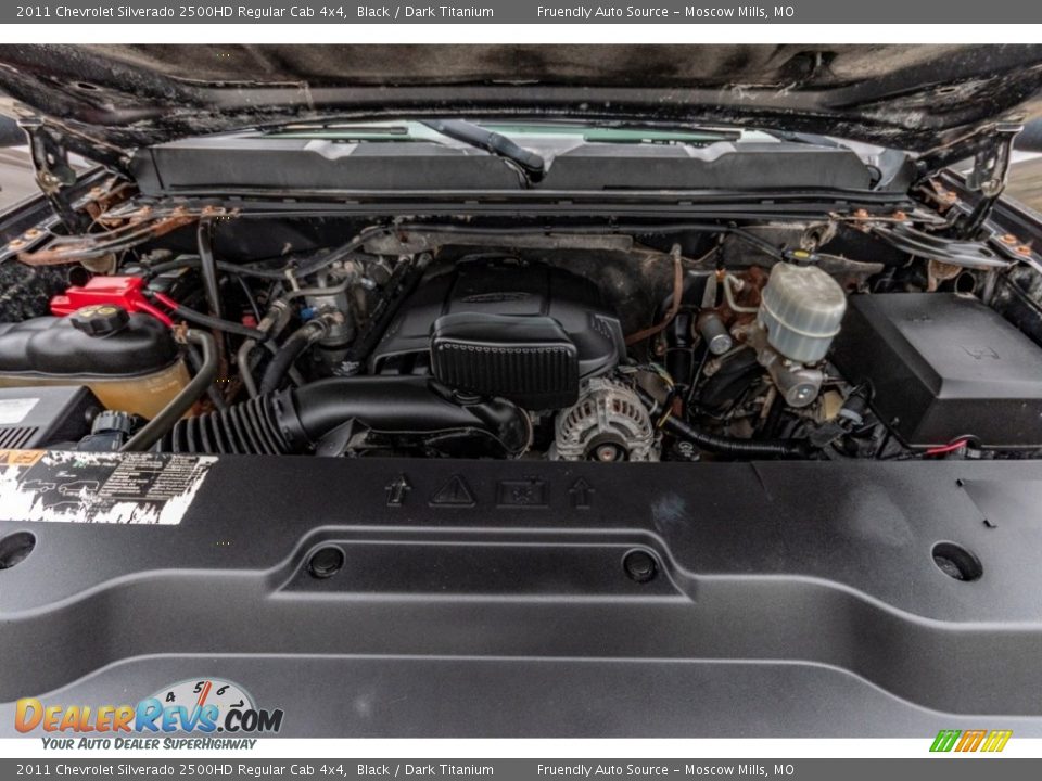 2011 Chevrolet Silverado 2500HD Regular Cab 4x4 Black / Dark Titanium Photo #17