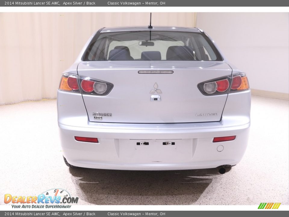 2014 Mitsubishi Lancer SE AWC Apex Silver / Black Photo #19