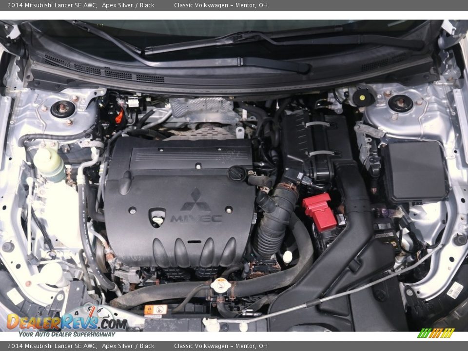 2014 Mitsubishi Lancer SE AWC Apex Silver / Black Photo #20