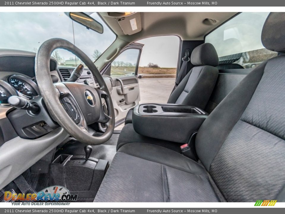 2011 Chevrolet Silverado 2500HD Regular Cab 4x4 Black / Dark Titanium Photo #19