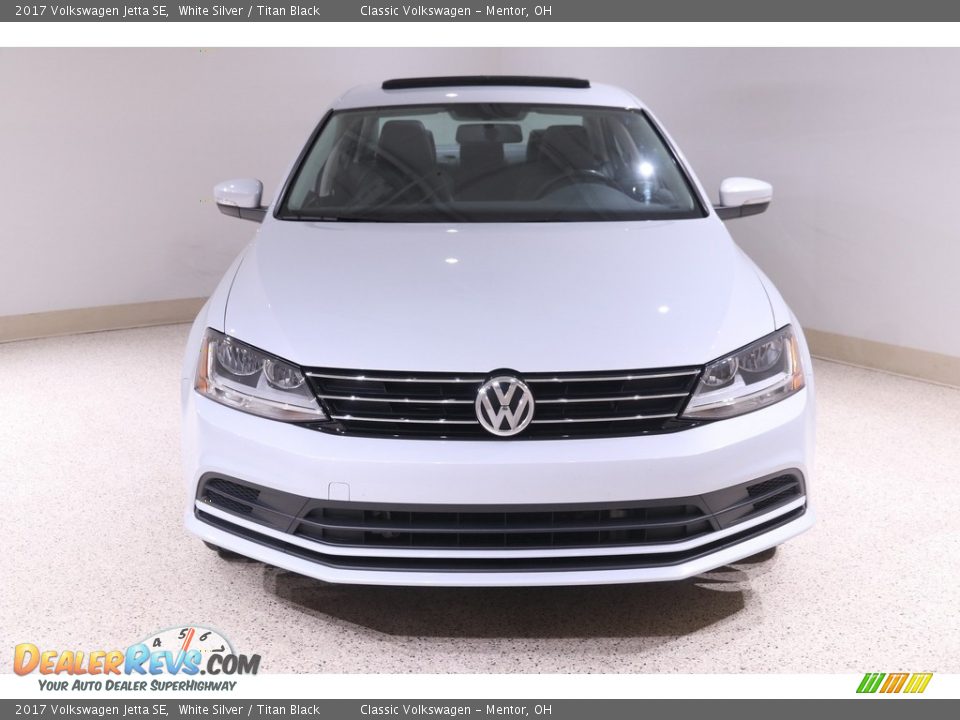 2017 Volkswagen Jetta SE White Silver / Titan Black Photo #2