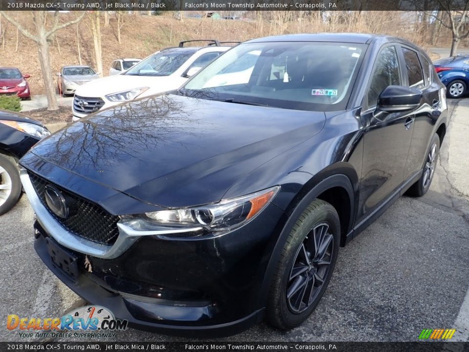 2018 Mazda CX-5 Touring AWD Jet Black Mica / Black Photo #1