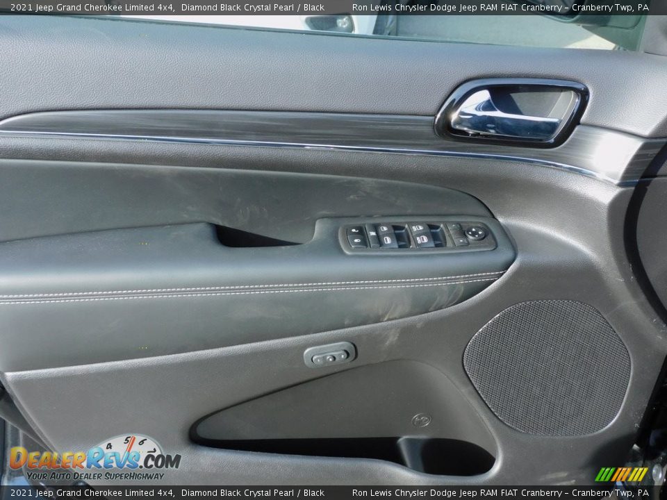 2021 Jeep Grand Cherokee Limited 4x4 Diamond Black Crystal Pearl / Black Photo #14