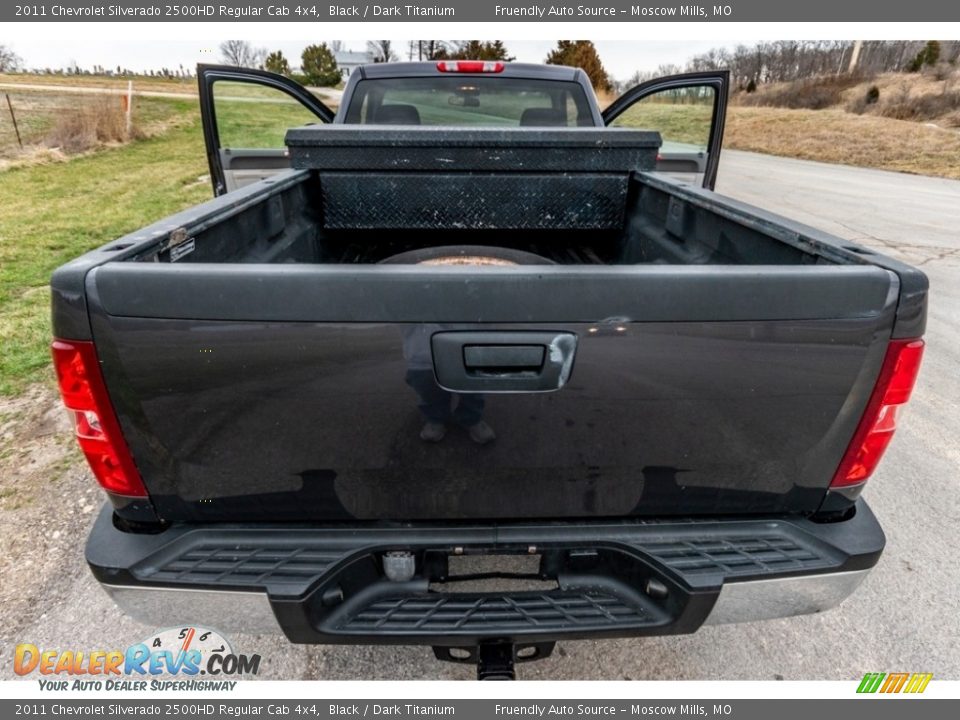 2011 Chevrolet Silverado 2500HD Regular Cab 4x4 Black / Dark Titanium Photo #23