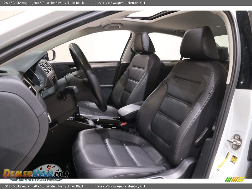 2017 Volkswagen Jetta SE White Silver / Titan Black Photo #5