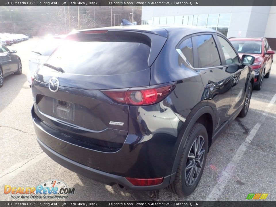 2018 Mazda CX-5 Touring AWD Jet Black Mica / Black Photo #4