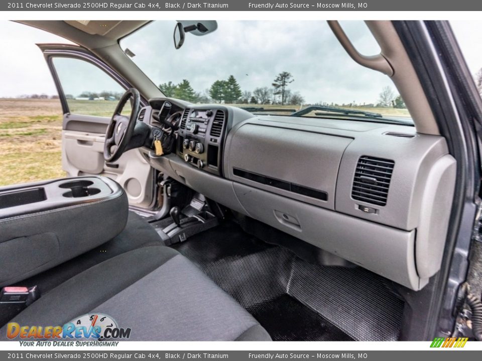 2011 Chevrolet Silverado 2500HD Regular Cab 4x4 Black / Dark Titanium Photo #26