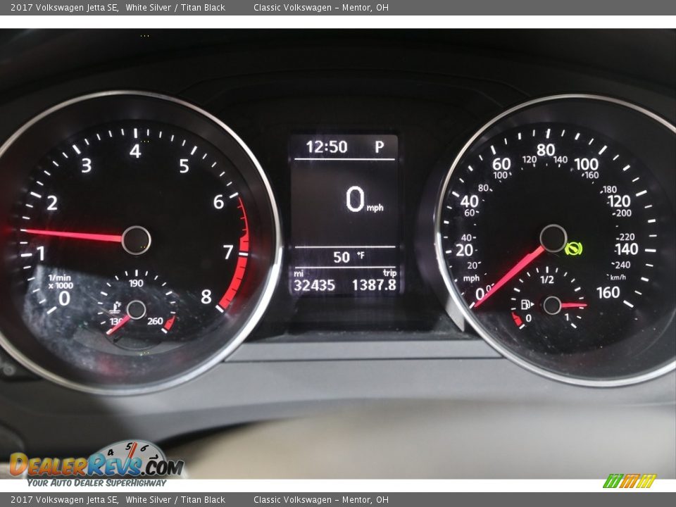 2017 Volkswagen Jetta SE White Silver / Titan Black Photo #8