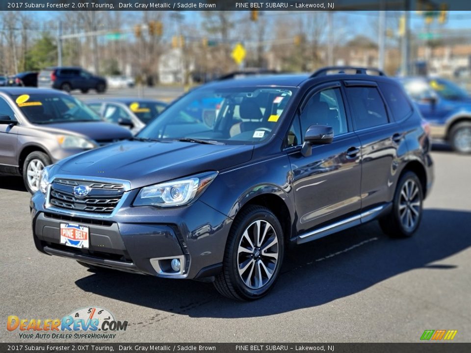 2017 Subaru Forester 2.0XT Touring Dark Gray Metallic / Saddle Brown Photo #1