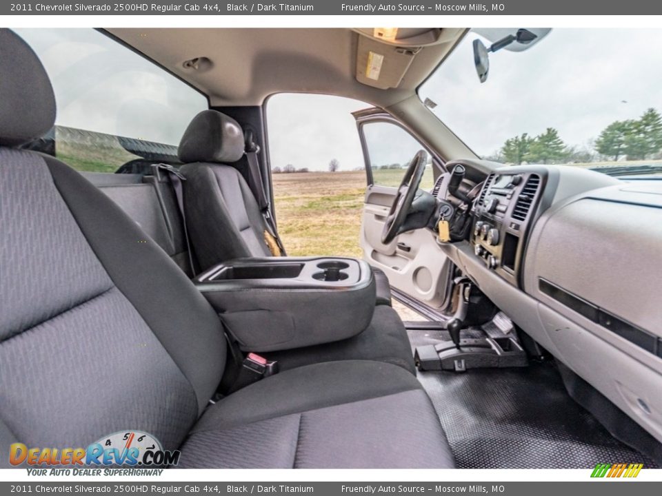 2011 Chevrolet Silverado 2500HD Regular Cab 4x4 Black / Dark Titanium Photo #27