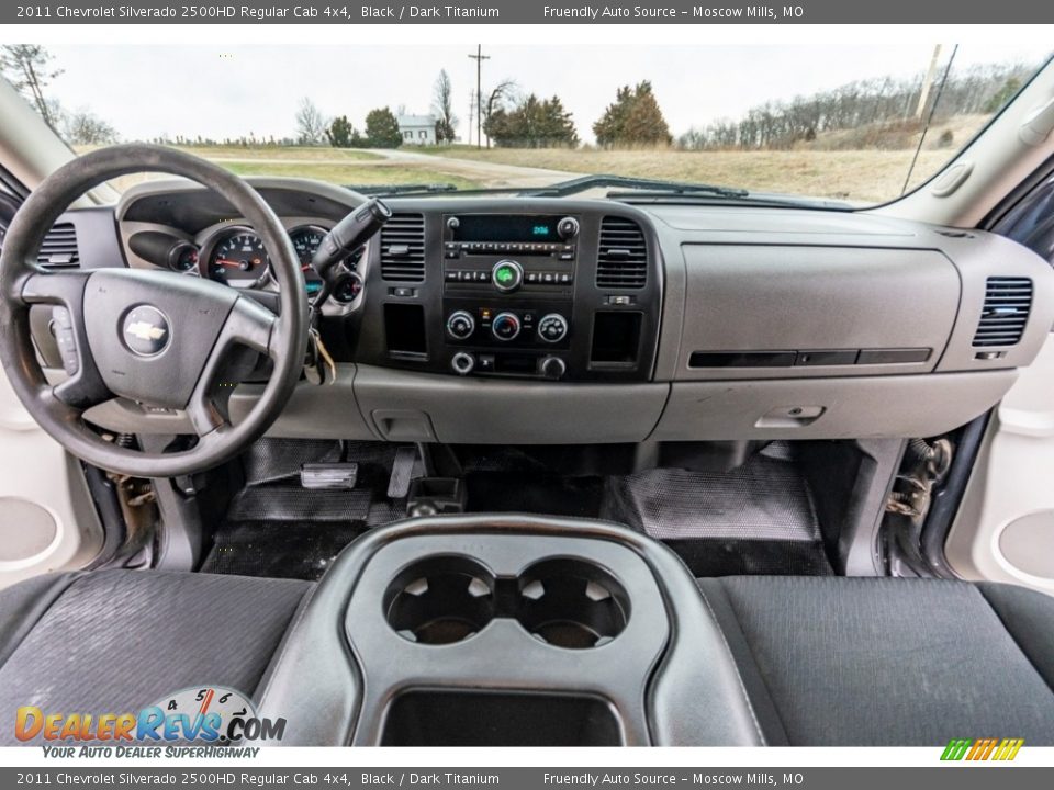 2011 Chevrolet Silverado 2500HD Regular Cab 4x4 Black / Dark Titanium Photo #29