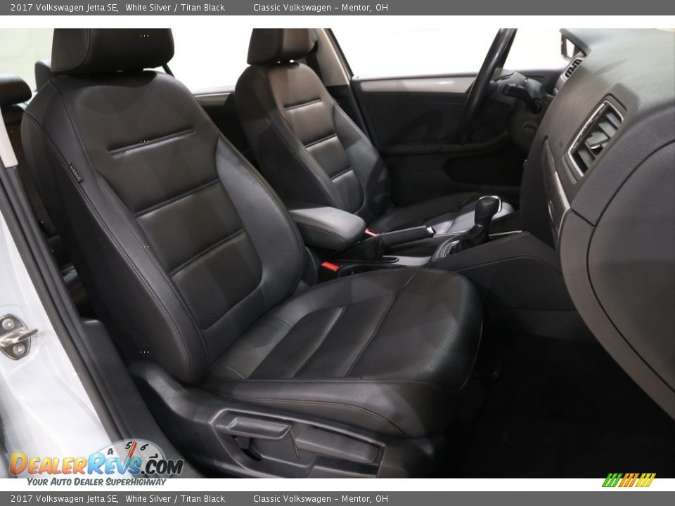 2017 Volkswagen Jetta SE White Silver / Titan Black Photo #12