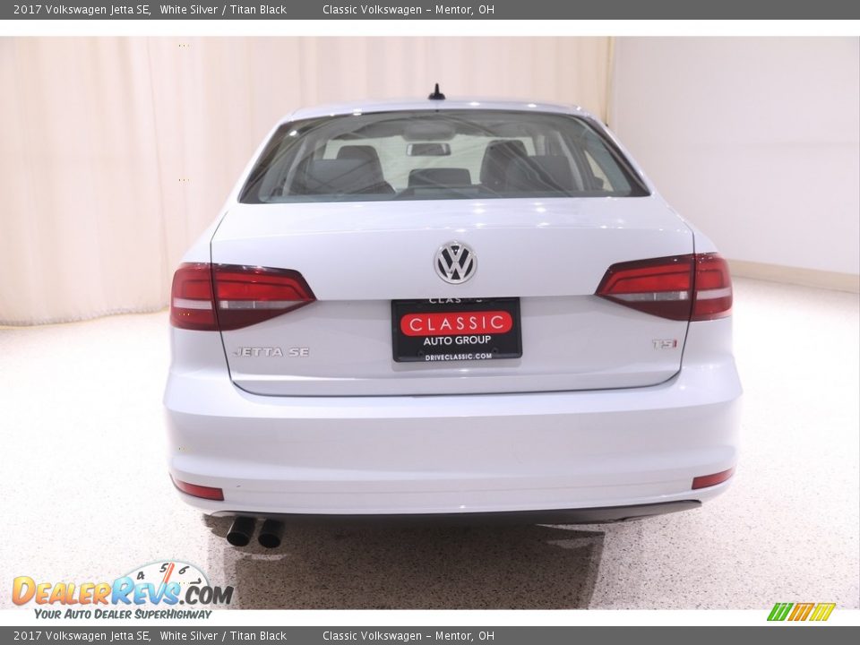 2017 Volkswagen Jetta SE White Silver / Titan Black Photo #15