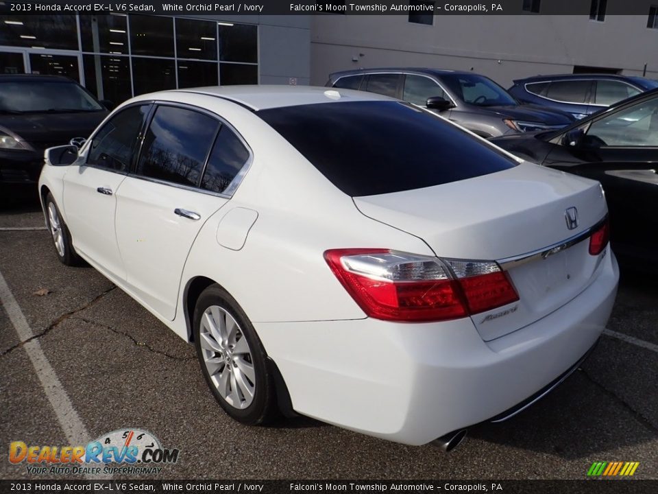 2013 Honda Accord EX-L V6 Sedan White Orchid Pearl / Ivory Photo #2