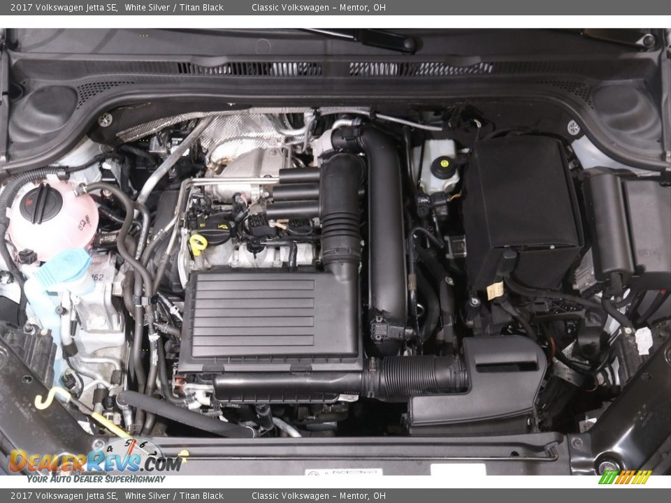 2017 Volkswagen Jetta SE White Silver / Titan Black Photo #16