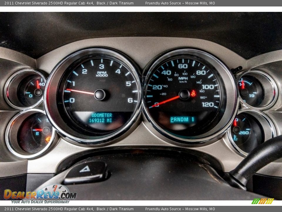 2011 Chevrolet Silverado 2500HD Regular Cab 4x4 Black / Dark Titanium Photo #34