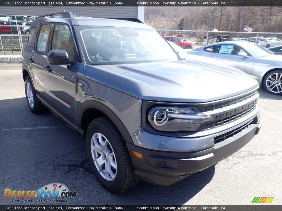 2021 Ford Bronco Sport Base 4x4 Carbonized Gray Metallic / Ebony Photo #3