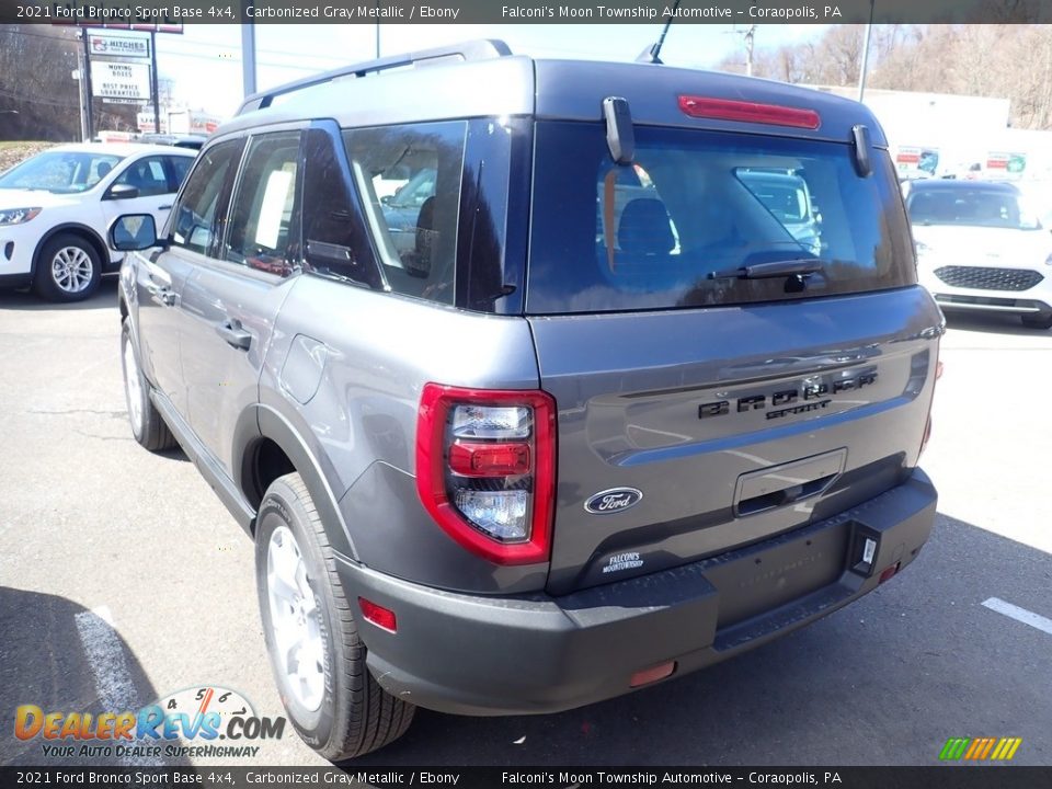 2021 Ford Bronco Sport Base 4x4 Carbonized Gray Metallic / Ebony Photo #6