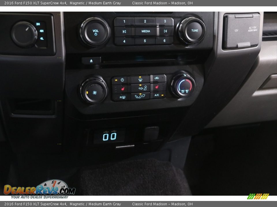 2016 Ford F150 XLT SuperCrew 4x4 Magnetic / Medium Earth Gray Photo #14