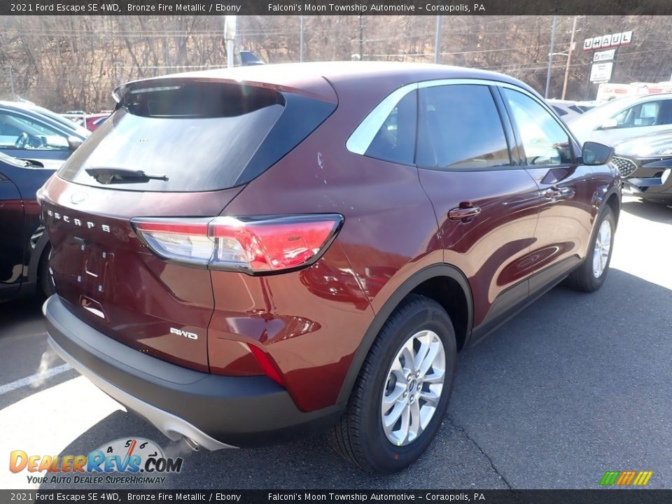 2021 Ford Escape SE 4WD Bronze Fire Metallic / Ebony Photo #2