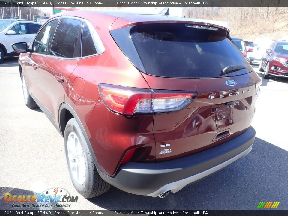 2021 Ford Escape SE 4WD Bronze Fire Metallic / Ebony Photo #6