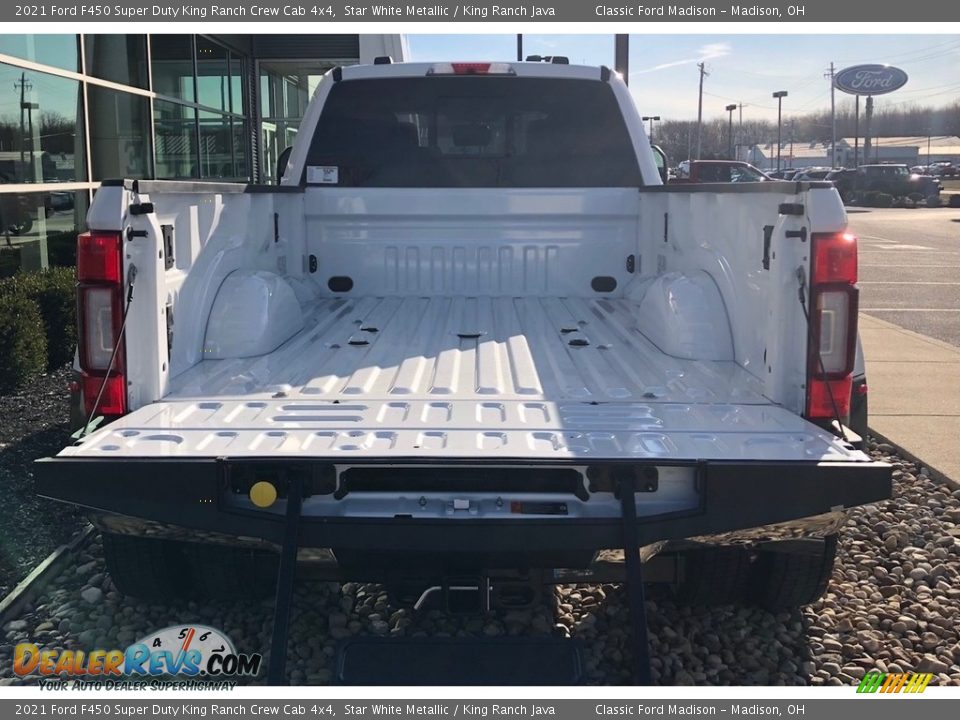 2021 Ford F450 Super Duty King Ranch Crew Cab 4x4 Star White Metallic / King Ranch Java Photo #5