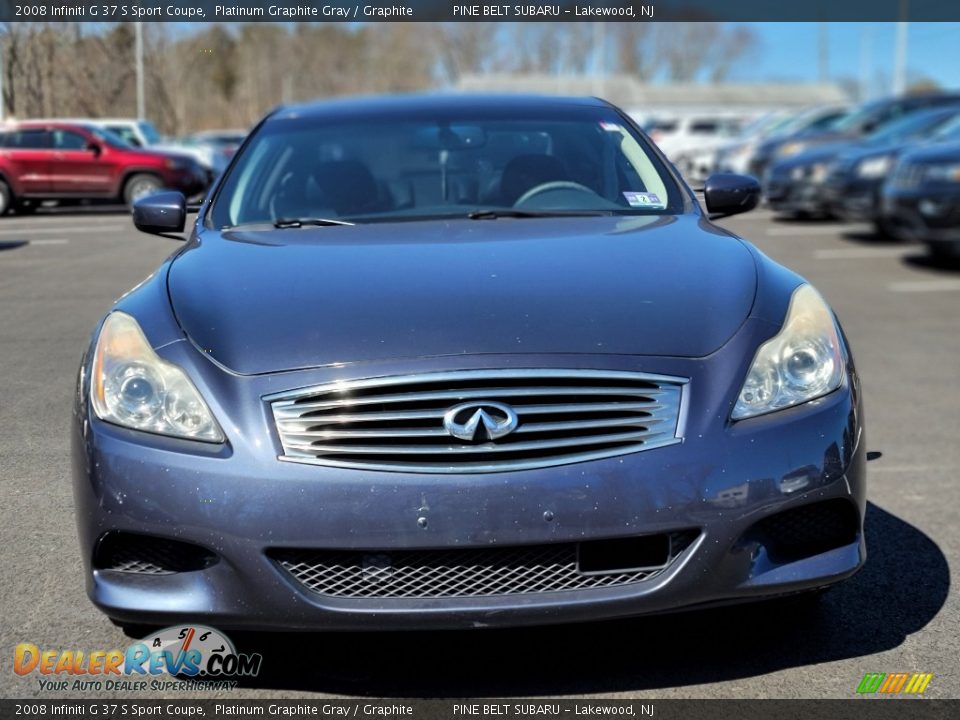 2008 Infiniti G 37 S Sport Coupe Platinum Graphite Gray / Graphite Photo #2