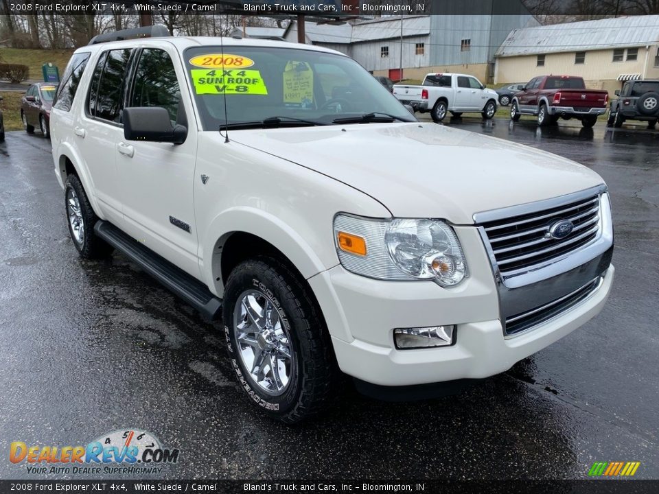 White Suede 2008 Ford Explorer XLT 4x4 Photo #4