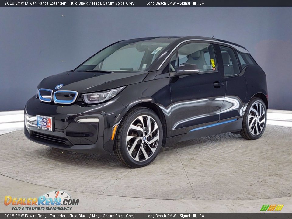 2018 BMW i3 with Range Extender Fluid Black / Mega Carum Spice Grey Photo #3