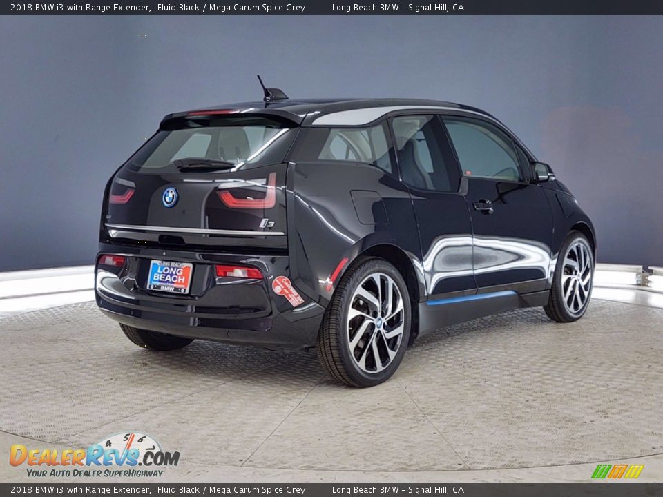 2018 BMW i3 with Range Extender Fluid Black / Mega Carum Spice Grey Photo #5