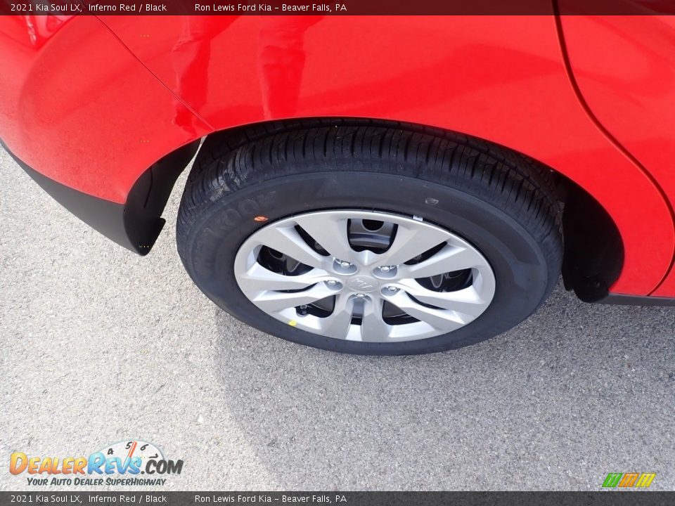 2021 Kia Soul LX Inferno Red / Black Photo #9