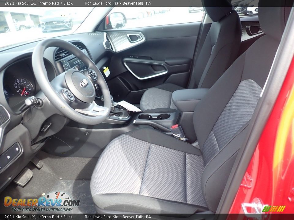 2021 Kia Soul LX Inferno Red / Black Photo #13