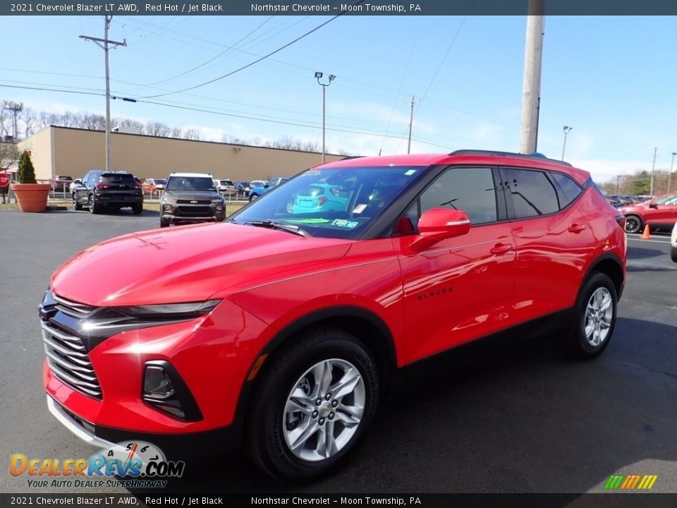 2021 Chevrolet Blazer LT AWD Red Hot / Jet Black Photo #1