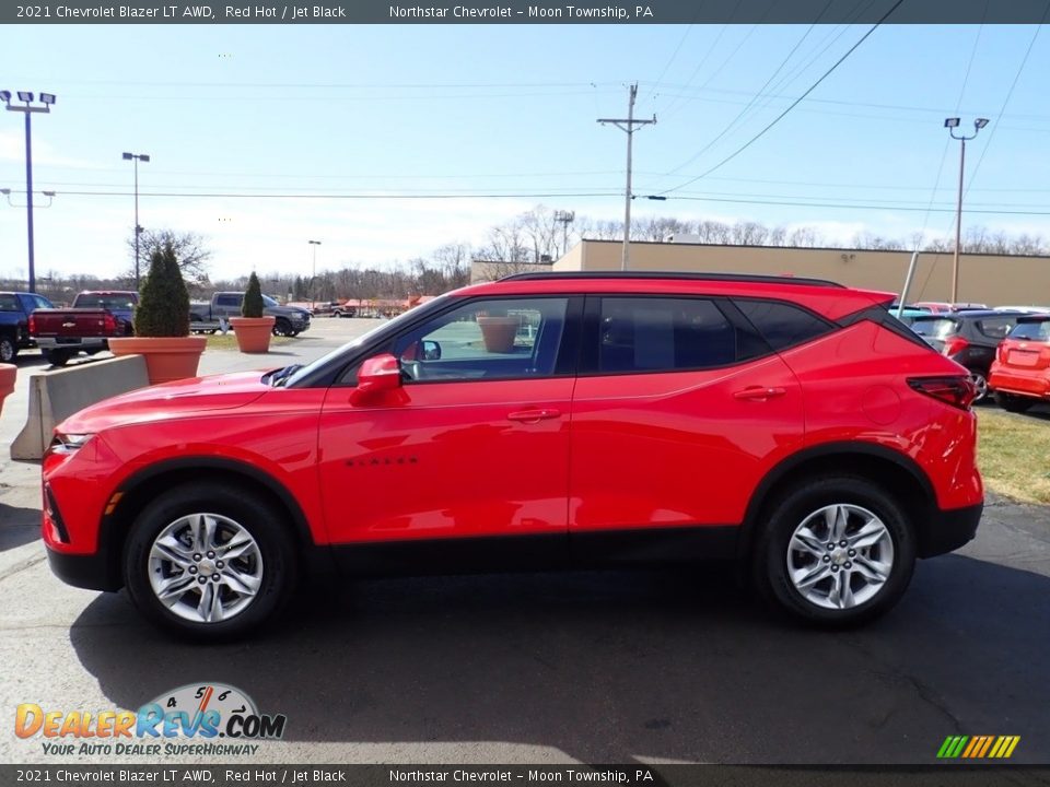 2021 Chevrolet Blazer LT AWD Red Hot / Jet Black Photo #2