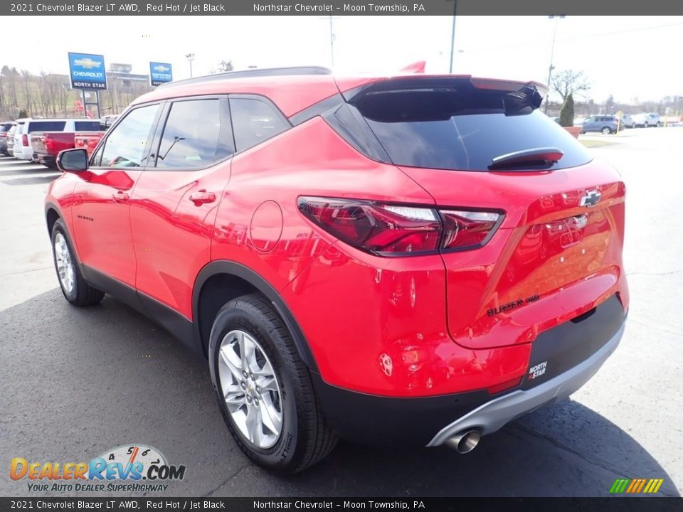 2021 Chevrolet Blazer LT AWD Red Hot / Jet Black Photo #3