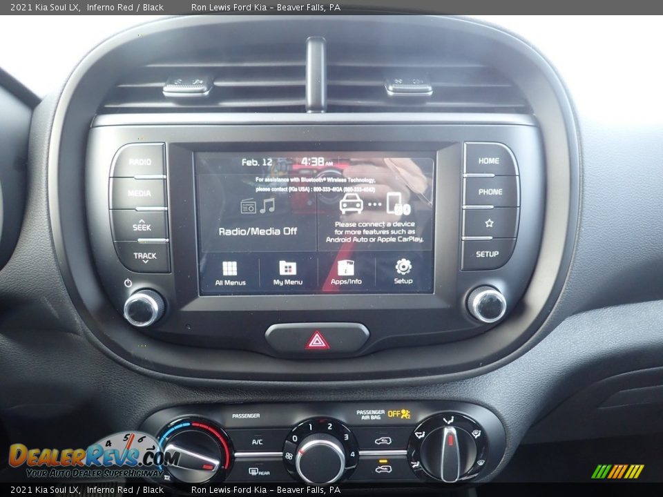 2021 Kia Soul LX Inferno Red / Black Photo #16