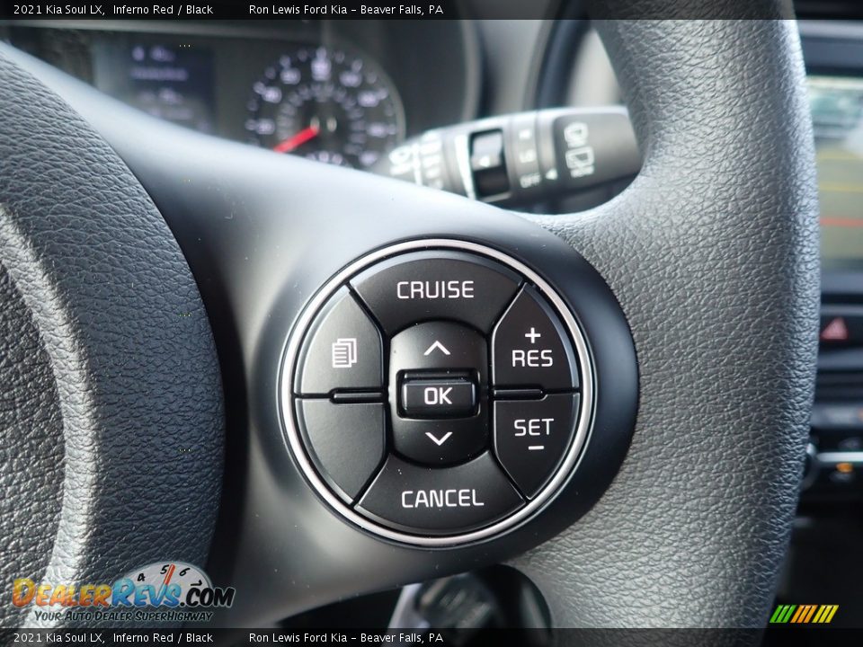 2021 Kia Soul LX Inferno Red / Black Photo #18