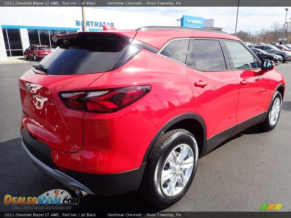 2021 Chevrolet Blazer LT AWD Red Hot / Jet Black Photo #6