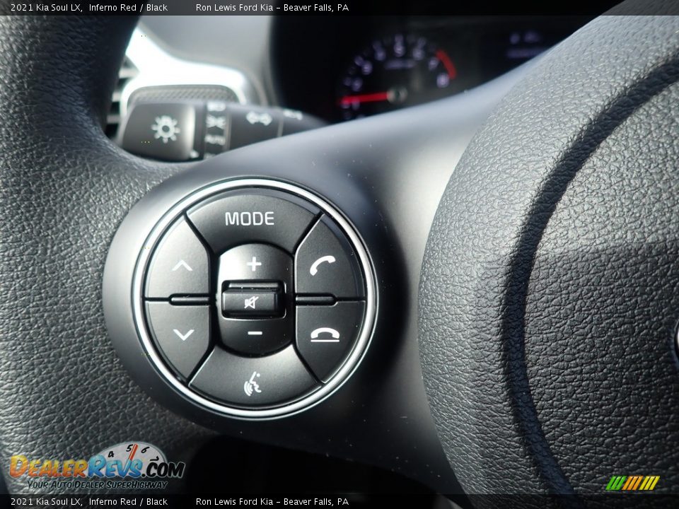 2021 Kia Soul LX Inferno Red / Black Photo #19