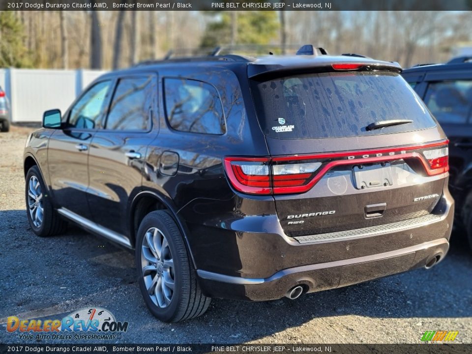 2017 Dodge Durango Citadel AWD Bomber Brown Pearl / Black Photo #5