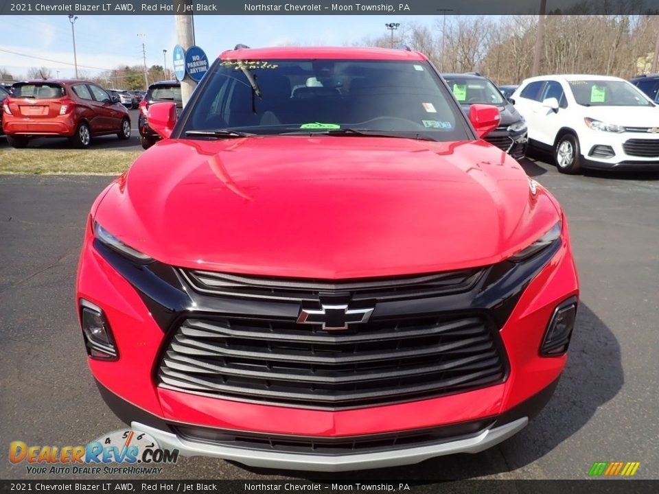 2021 Chevrolet Blazer LT AWD Red Hot / Jet Black Photo #9