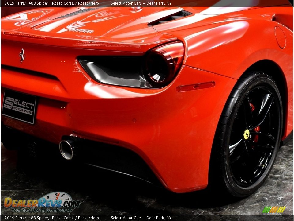 2019 Ferrari 488 Spider Rosso Corsa / Rosso/Nero Photo #7