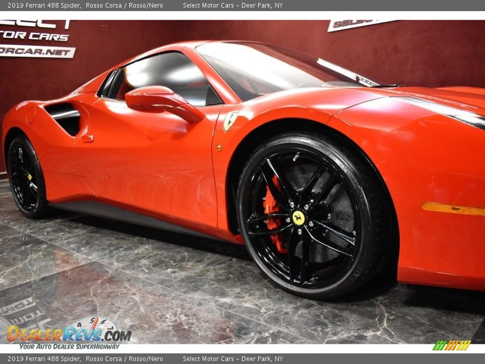 2019 Ferrari 488 Spider Rosso Corsa / Rosso/Nero Photo #10