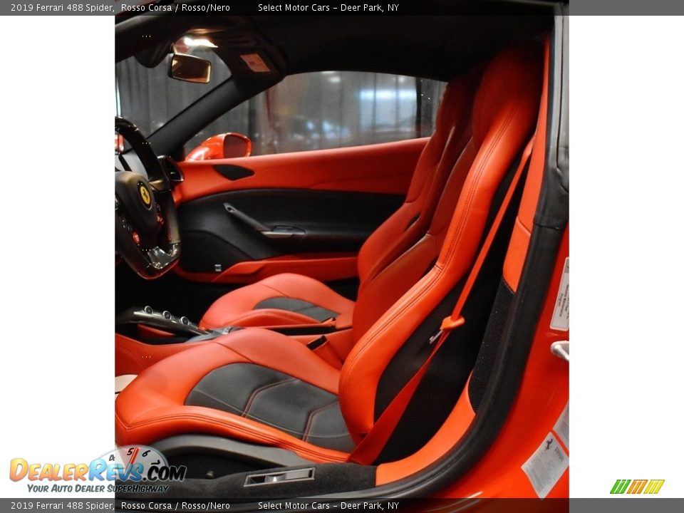 Front Seat of 2019 Ferrari 488 Spider Photo #19