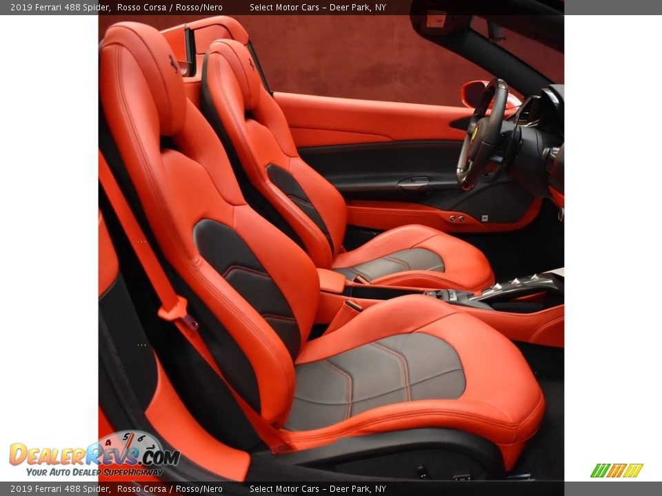 Front Seat of 2019 Ferrari 488 Spider Photo #24