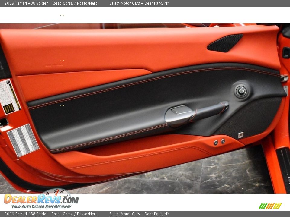 Door Panel of 2019 Ferrari 488 Spider Photo #28