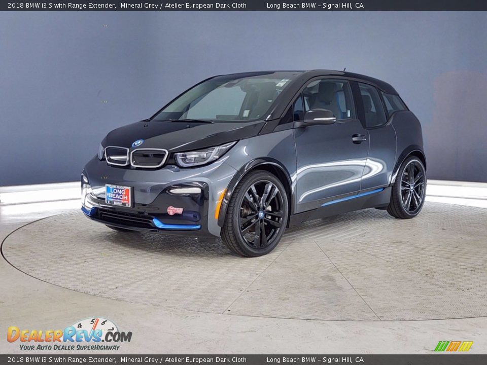 2018 BMW i3 S with Range Extender Mineral Grey / Atelier European Dark Cloth Photo #3